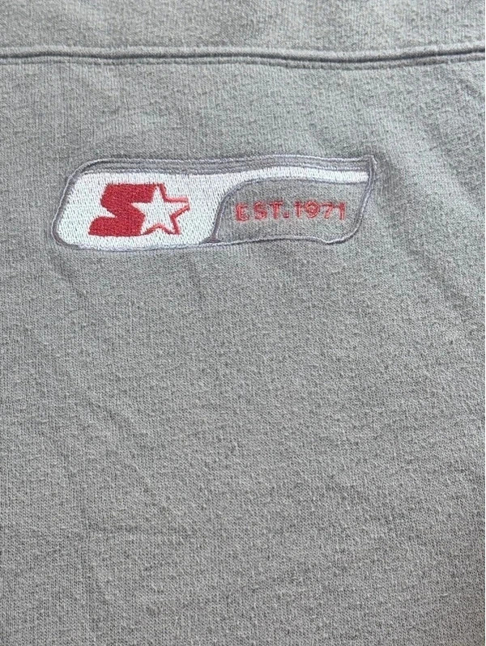 Vintage Starter Est. 1971 Gray Crewneck Sweatshirt Estimated Large 1598